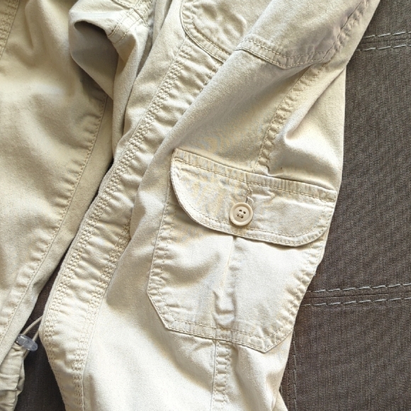Style & Co. Cream Cargo Capris - Picture 3 of 10
